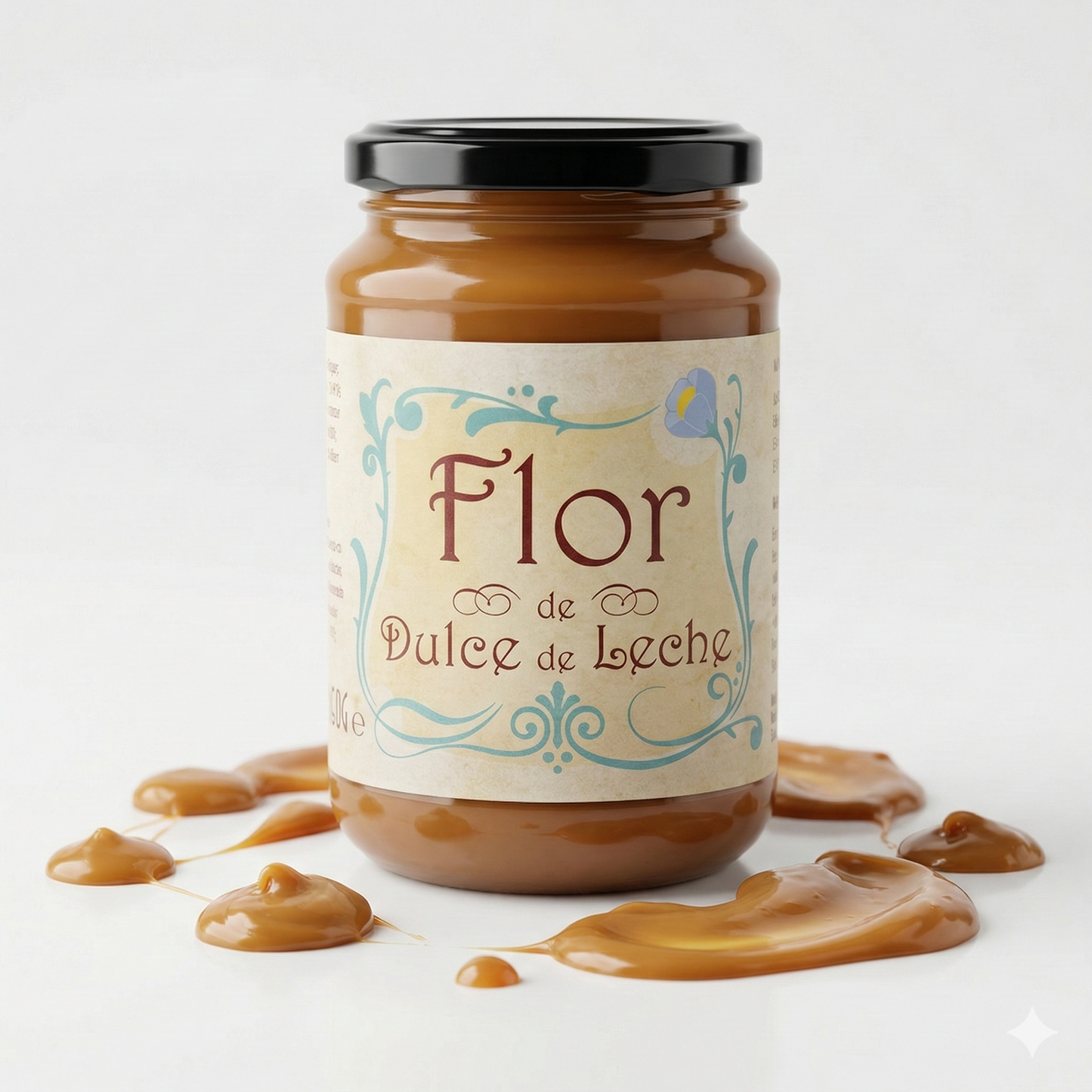 Flor Dulce de Leche Milchkaramellcreme Aufstrich in 450g, cremiger Karamellaufstrich von Flor, ideal für Brot und Desserts