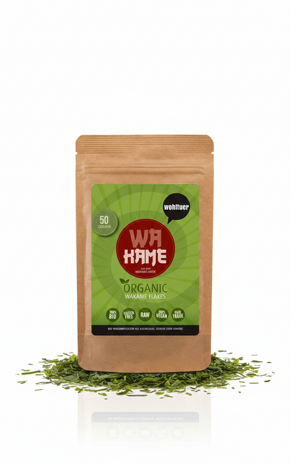 Wohltuer Bio Wakame Flocken Rohkost 50g