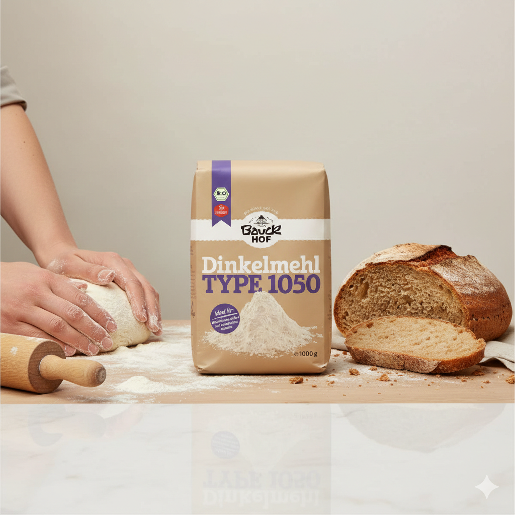 Bauckhof Dinkelmehl Type 1050 Bio 1000g - fit and life shop