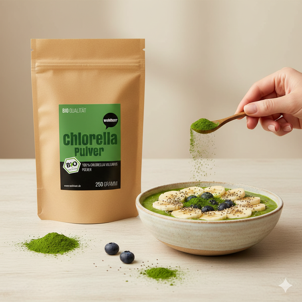 Wohltuer Bio Chlorella Algen Pulver - 250g