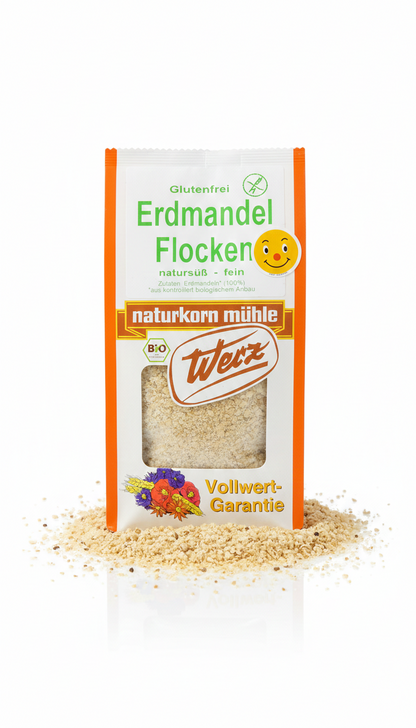 Werz Erdmandel-Flocken glutenfrei 1er Pack (1 x 250 g Packung) - Bio … - fit and life shop