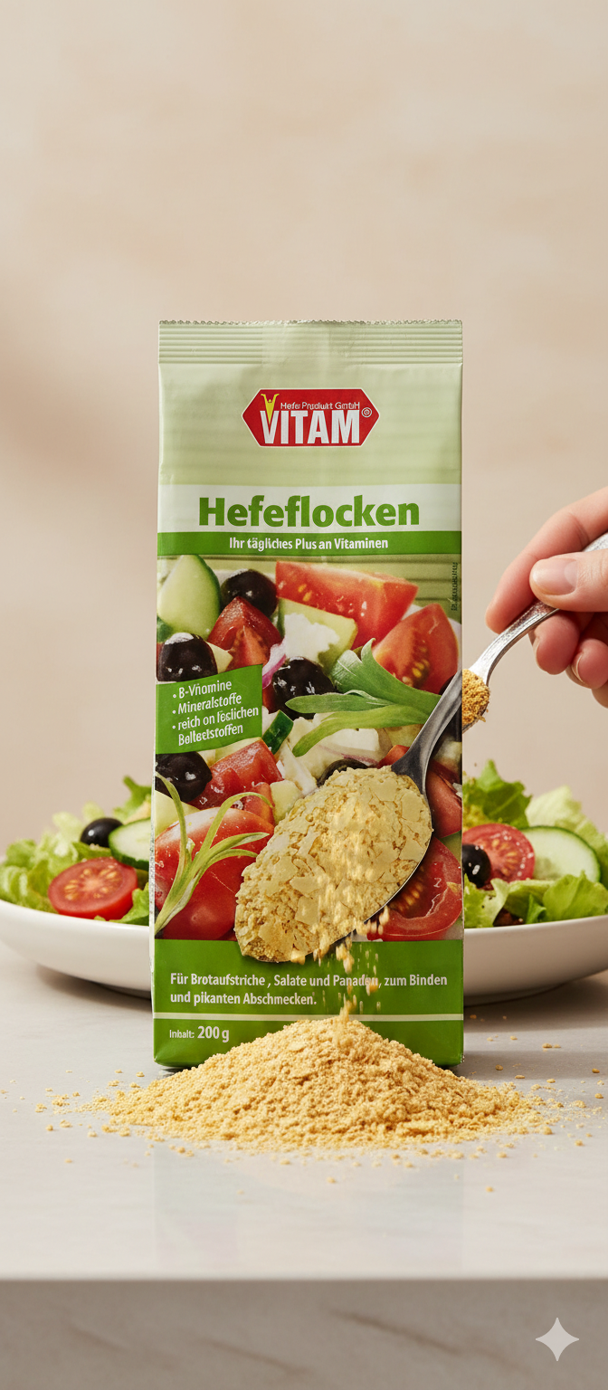 VITAM -R Hefeflocken Natriumarm (1 x 200 g) - fit and life shop