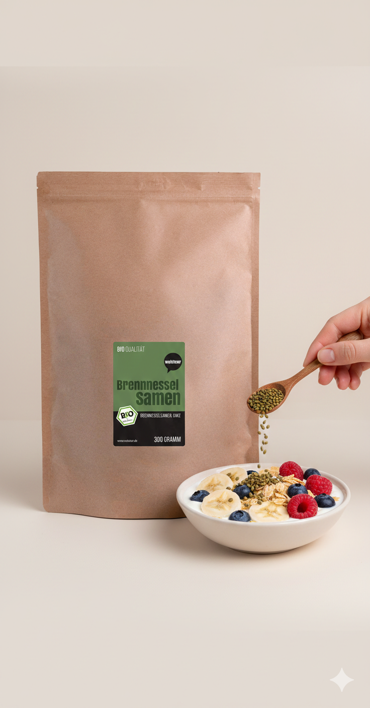 Wohltuer Bio Brennnesselsamen ganz 300g - fit and life shop