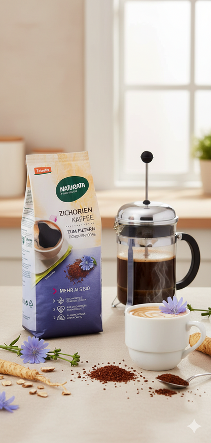 Naturata Zichorienkaffee zum Filtern - Nachfüllbeutel 500g - fit and life shop
