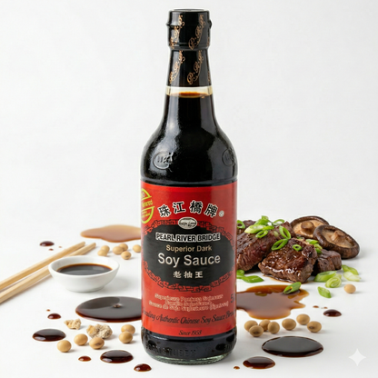 PEARL RIVER BRIDGE - Superior Dunkle Sojasauce(500ml) - fit and life shop