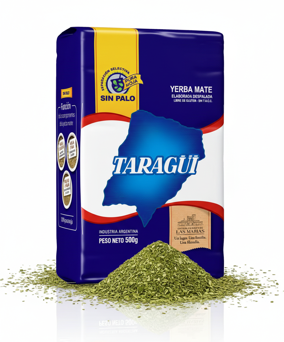 Taragui sin Palo (ohne Stängel) - Mate Tee aus Argentinien 500g - fit and life shop