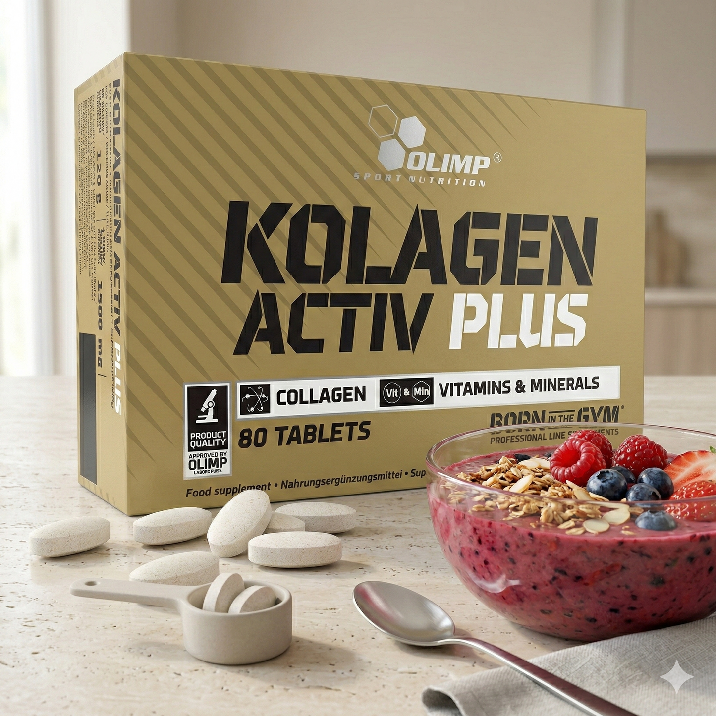 Olimp Kolagen Activ Plus - 80 Tabletten pro Packung