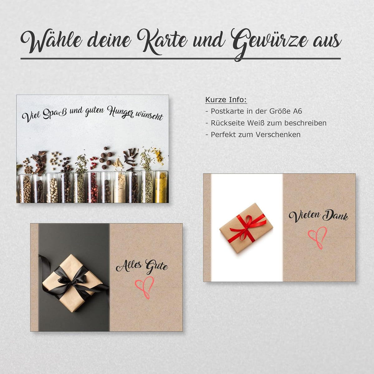 Tasty Pott Dank Box "Alles Gute" - Jeweils 5 Gewürze wählbar + Karte — Abbildung 2