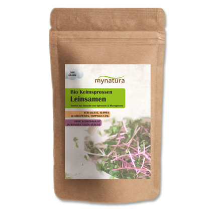 Mynatura Leinsamen Keimsprossen - 500g