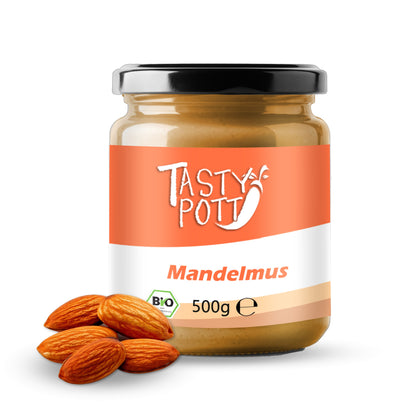 Tasty Pott Bio Mandelmus braun 500g