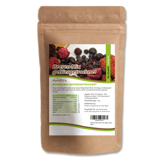Mynatura gefriergetrockneter Beeren-Mix ab 350g
