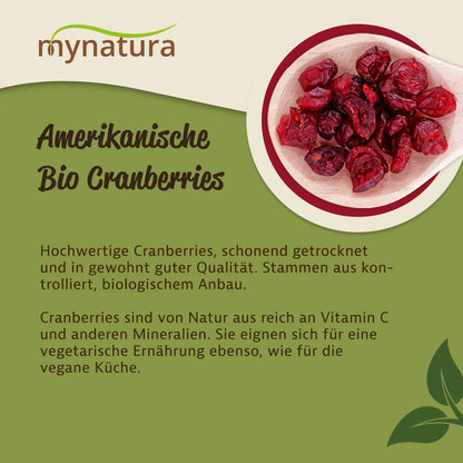 Mynatura Amerikanische Cranberrys - 1000g