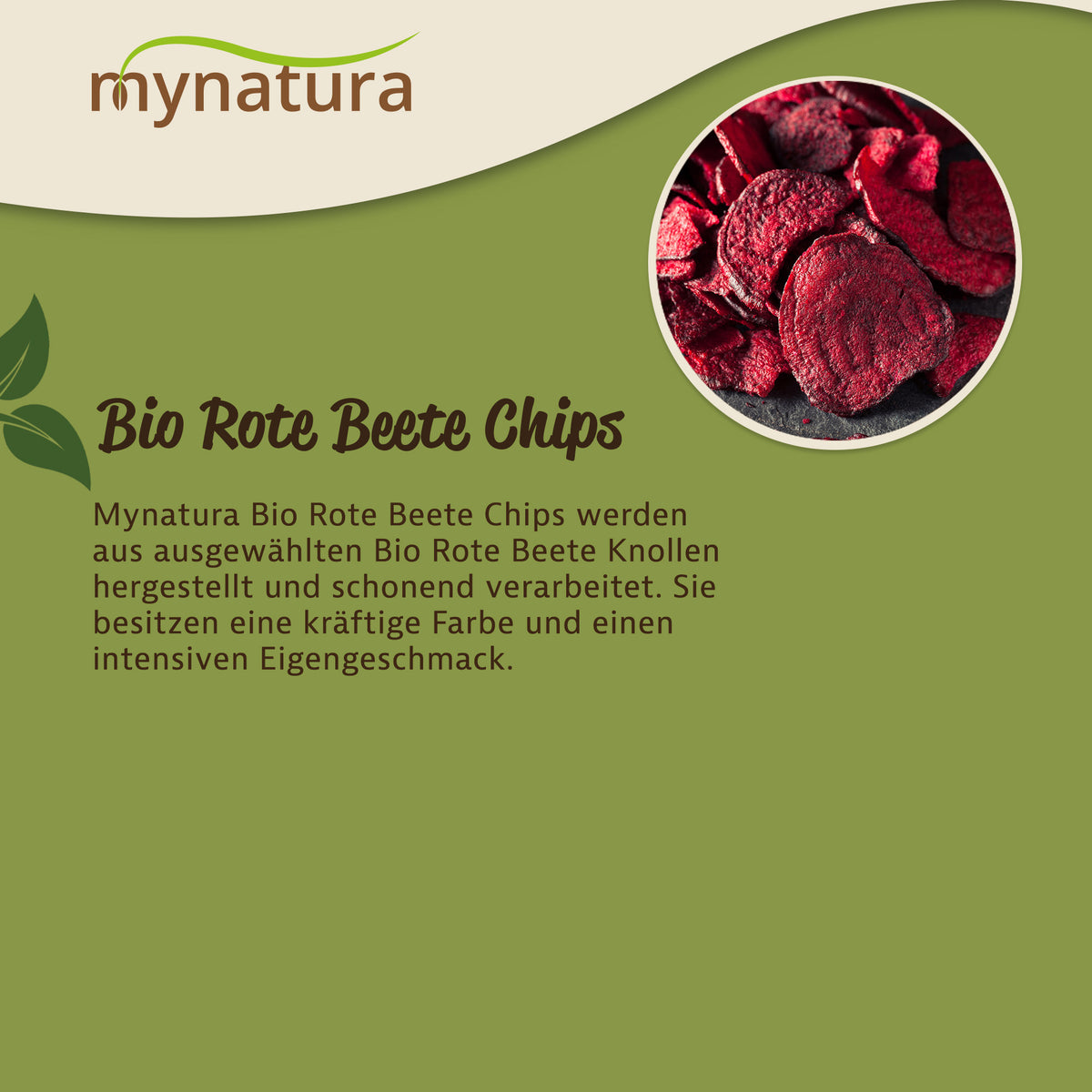 Mynatura Bio Rote Beete Chips – 200g Beutel — Abbildung 3