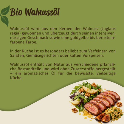 Mynatura Bio Walnussöl – Hochwertiges Pflanzenöl - 250ml