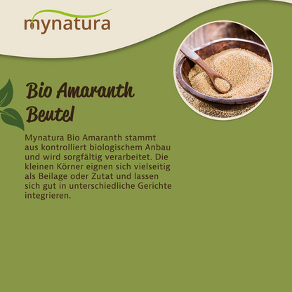 Mynatura Bio Amaranth – Vielseitiges Pseudogetreide - 1kg Beutel