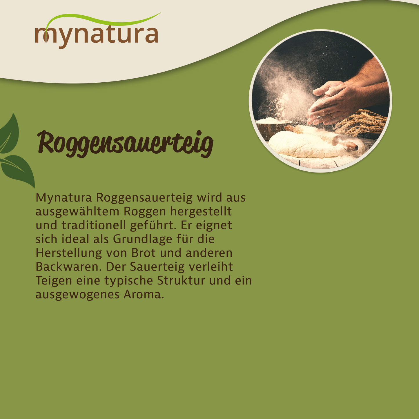 Mynatura Roggensauerteigpulver - (1000g)