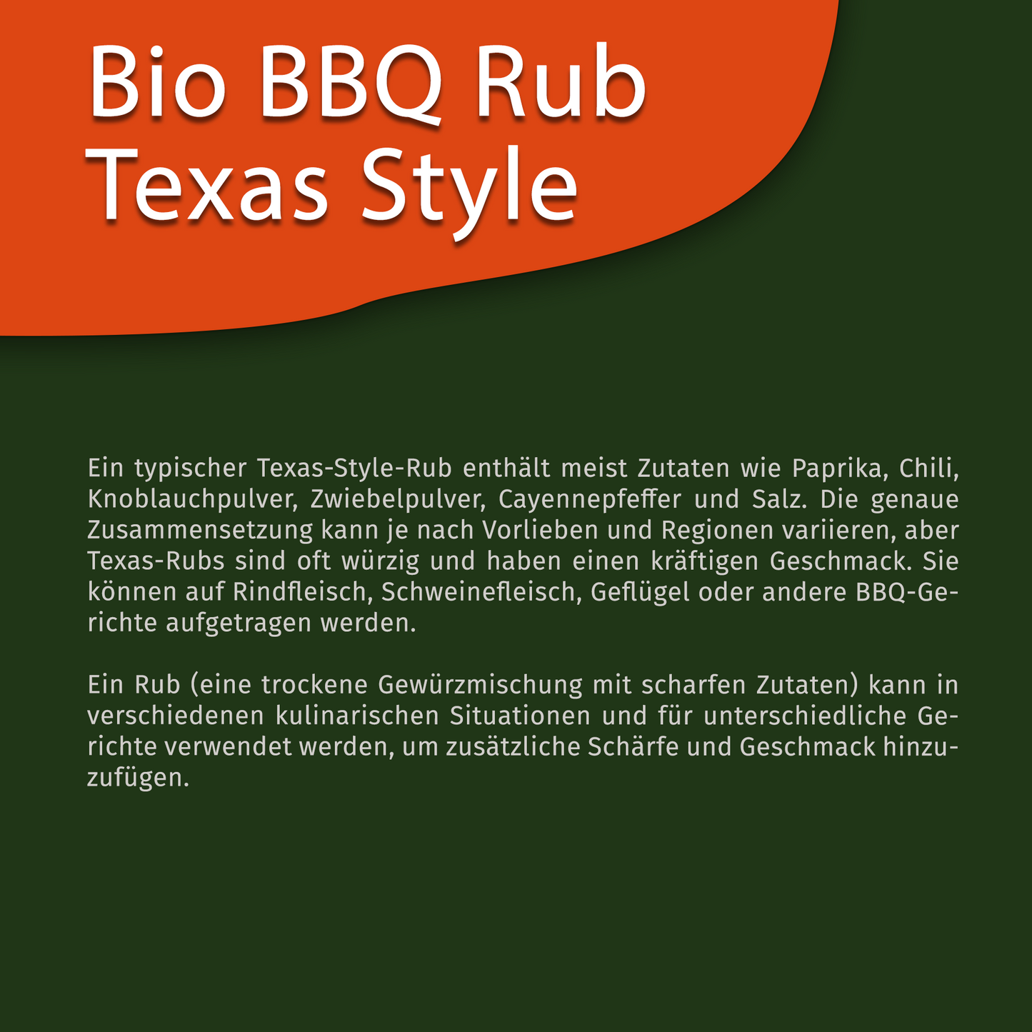 Tasty Pott Texas Style BBQ Gewürz - 100g