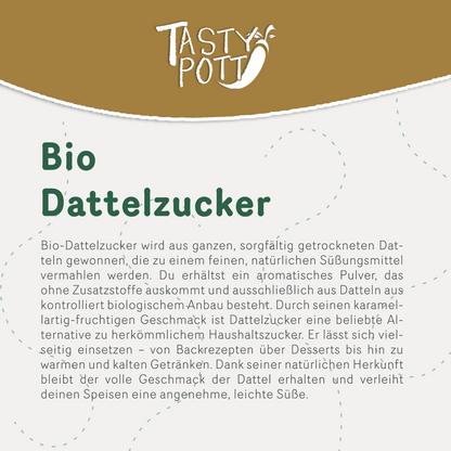Tasty Pott Bio Dattelzucker - im Beutel