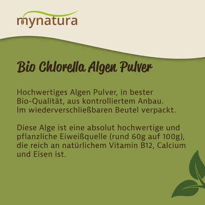 Mynatura Bio Chlorella Algenpulver – 250g — Abbildung 3