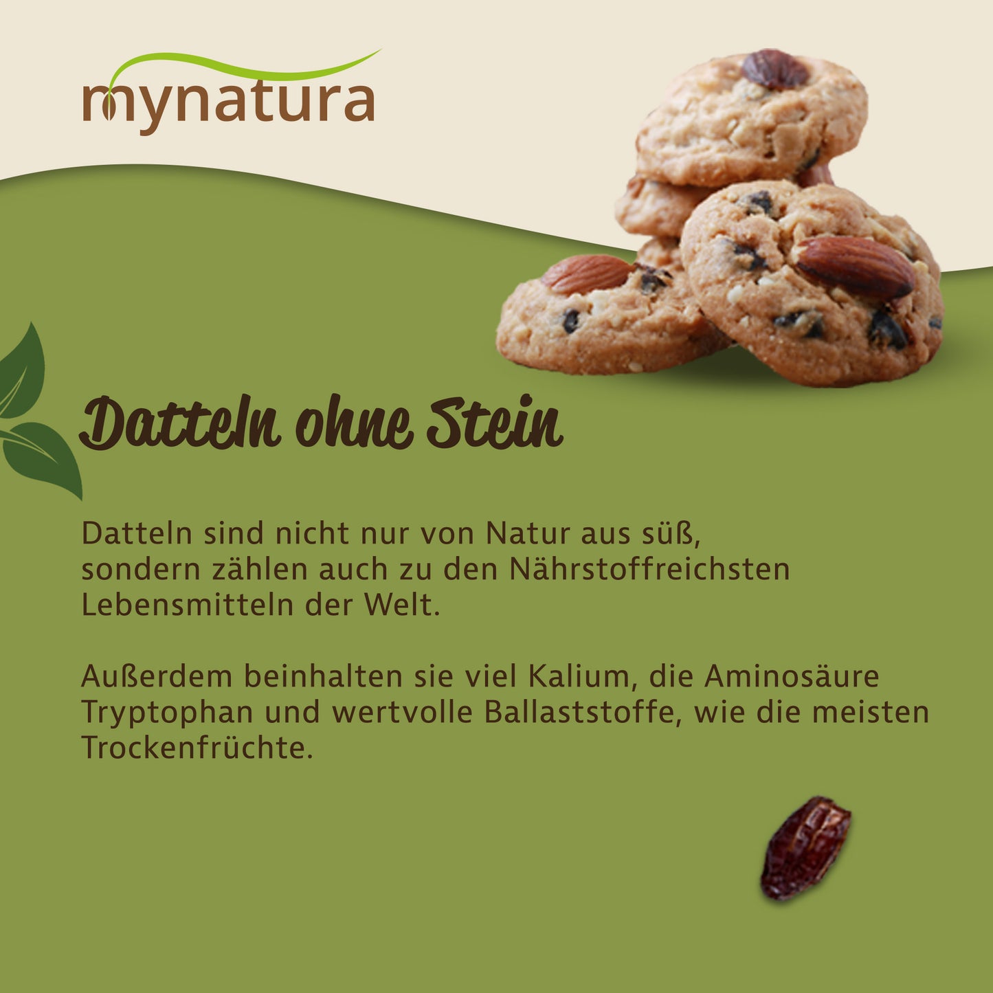 Mynatura getrocknete Datteln – 1kg