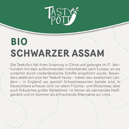 Tasty Pott Bio Assam Tee 50g Dose