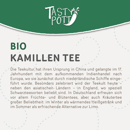Tasty Pott Bio Kamillenblüten Tee - 20g