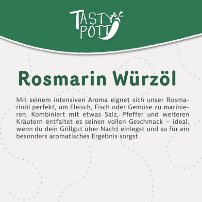 Tasty Pott Rosmarin Würzöl 100ml Flasche
