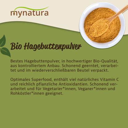 Mynatura Bio Hagebuttenpulver - 1000g