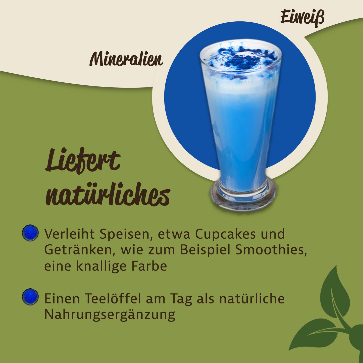 Mynatura Blaues Spirulina – (30g)