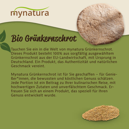 Mynatura Bio Grünkernschrot - grob in verschiedenen Größen