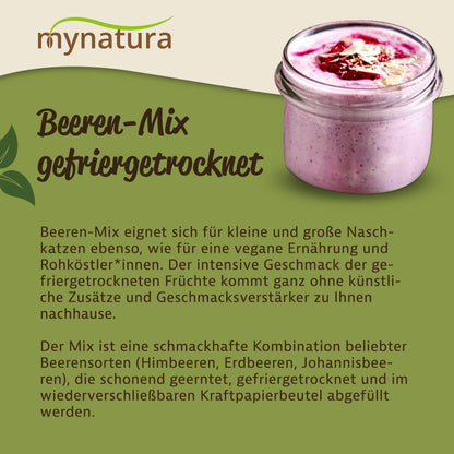 Mynatura gefriergetrockneter Beeren-Mix ab 350g