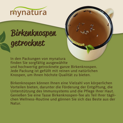 Mynatura Birkenknospen getrocknet –  in verschiedenen Größen