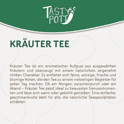 Kräutertee - Klassische Teemischung - 25g Dose von Tasty Pott — Abbildung 2