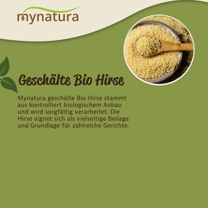 Mynatura Bio Hirse geschält – 1kg