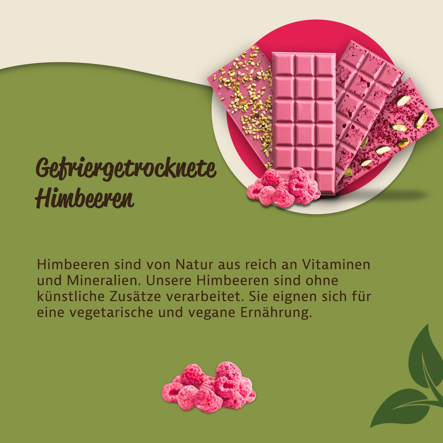 Mynatura Gefriergetrocknete Himbeeren – 500g