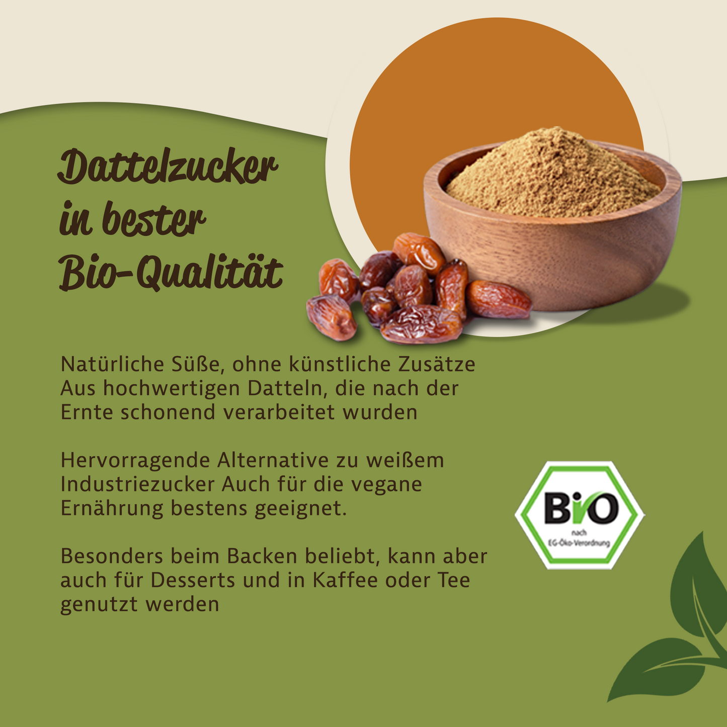 Mynatura Bio Dattelzucker – ab 1000g - fit and life shop