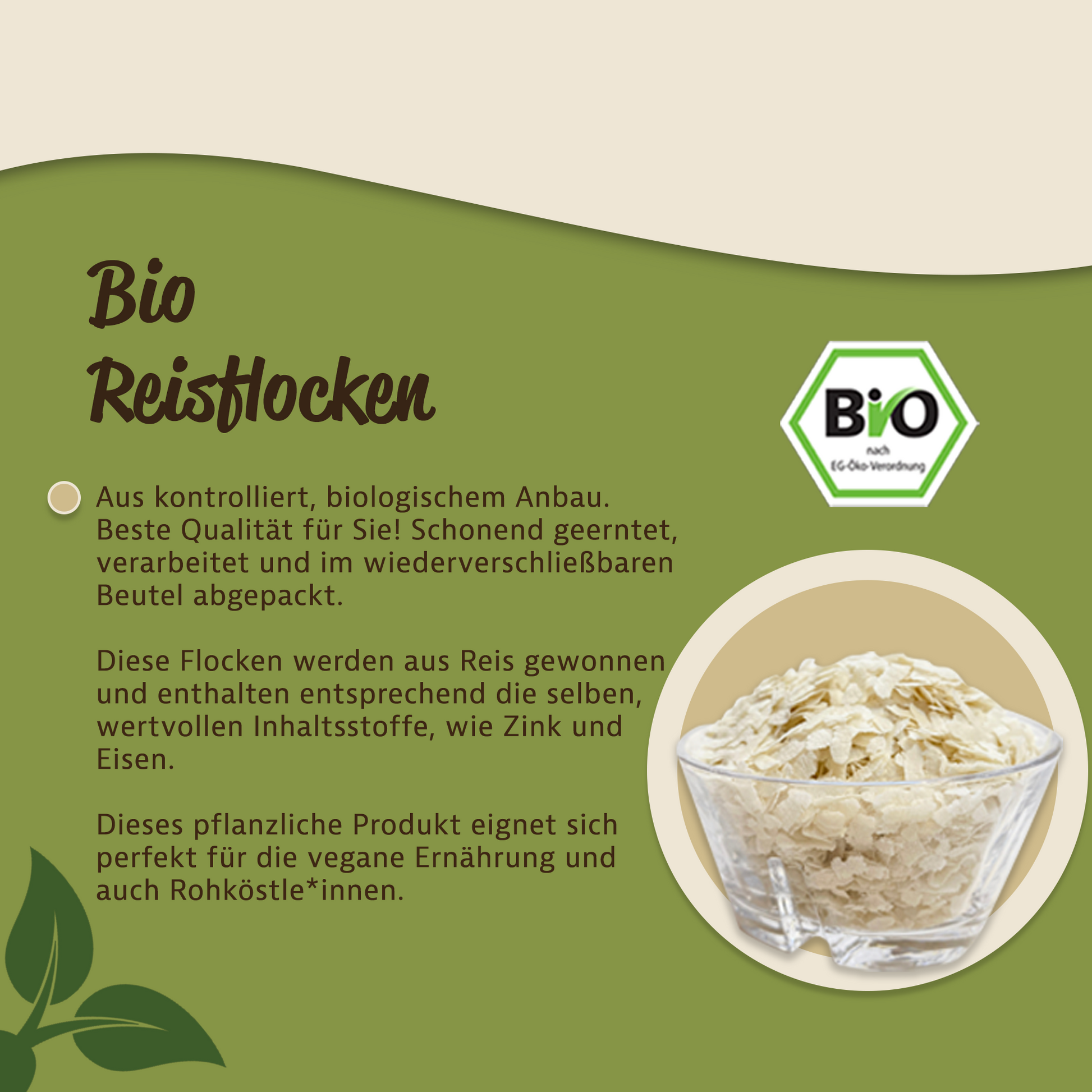 Mynatura Bio Reisflocken - ab 1000g - fit and life shop
