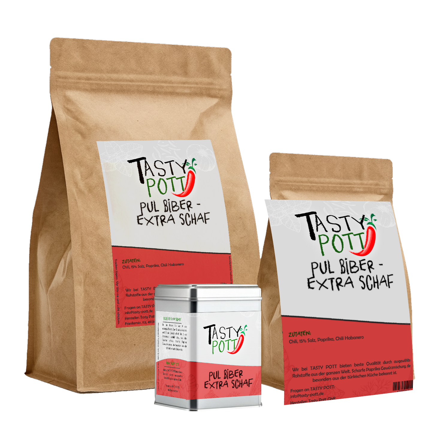 Tasty Pott Pul Biber extra scharf - im Beutel