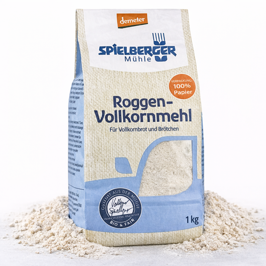 Spielberger Bio Roggen-Vollkornmehl demeter - 1kg