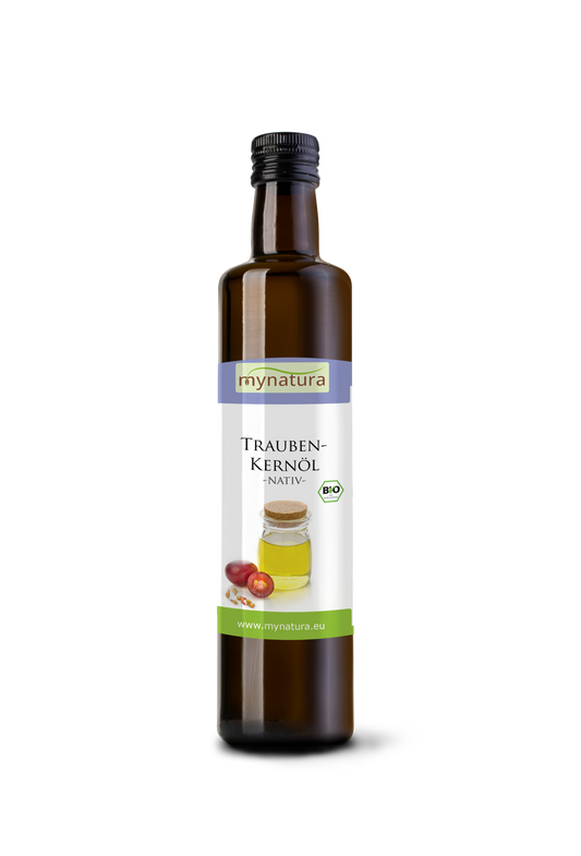 Mynatura Bio Traubenkernöl – Vielseitiges Öl für Küche, Haut- und Haarpflege - 250ml