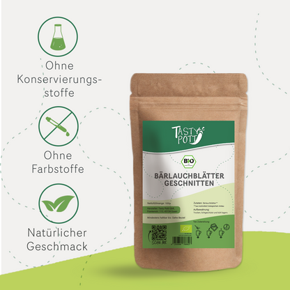 Tasty Pott Bio Bärlauch getrocknet & geschnitten - im Beutel