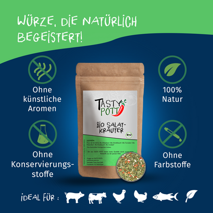 Tasty Pott Bio Salatkräuter - im Beutel