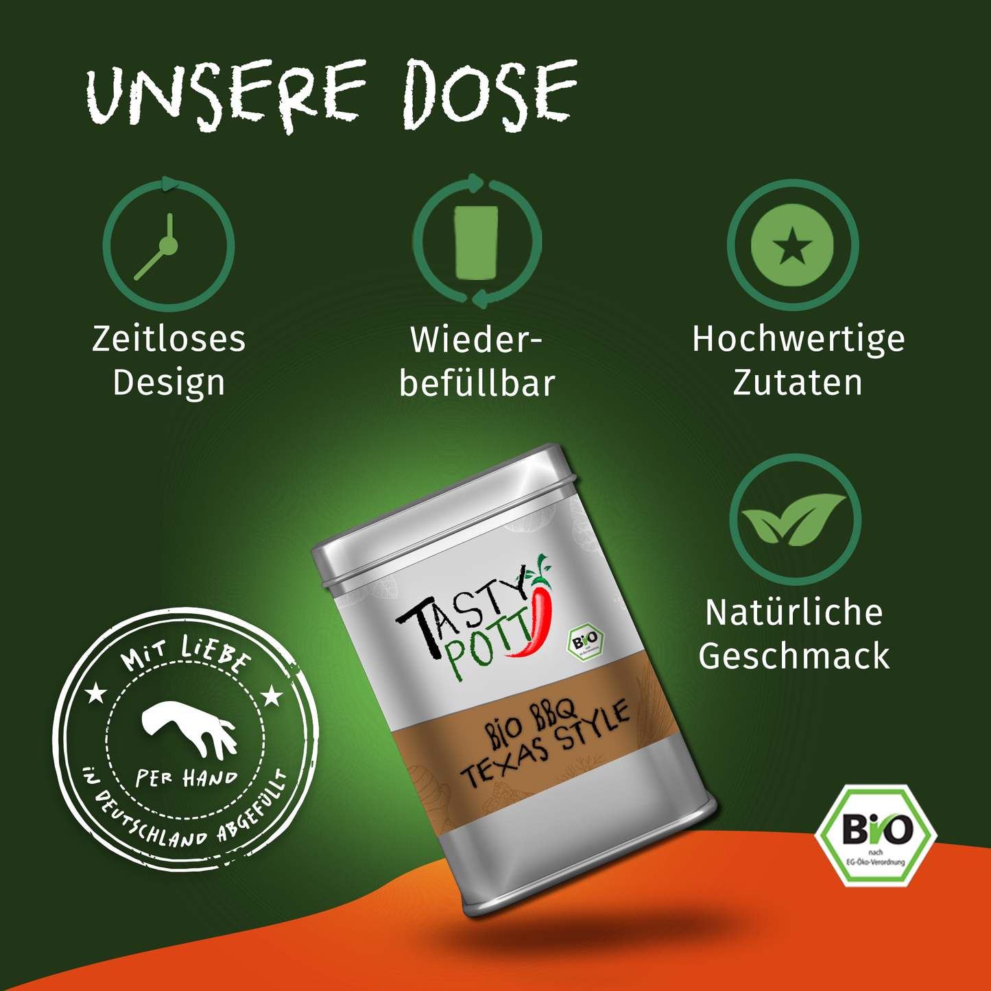 Tasty Pott Texas Style BBQ Gewürz - 100g