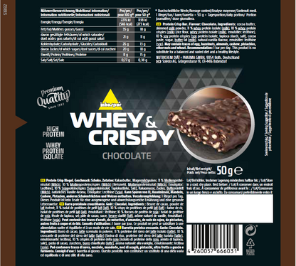 Inko X-Treme Whey & Crispy Box 24x 50g Riegel