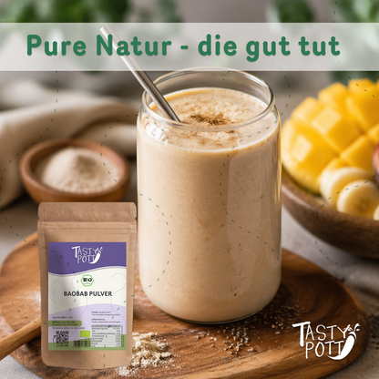 Tasty Pott Bio Baobab Pulver - im Beutel