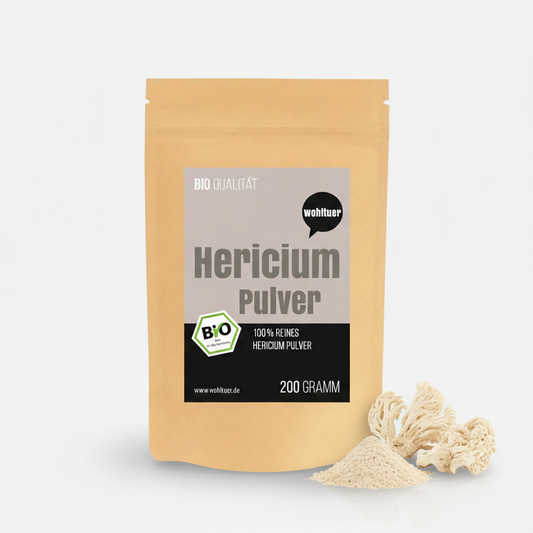 Wohltuer Bio Hericium Pulver Vitalpilz - 200g