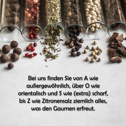 Tasty Pott Pfeffer Set | Gewürz Set No. 5 Pfeffer der Welt