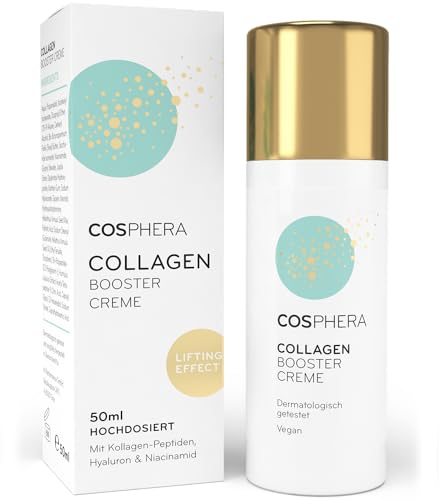 COSPHERA Collagen Booster Creme – Produkt und Originalverpackung