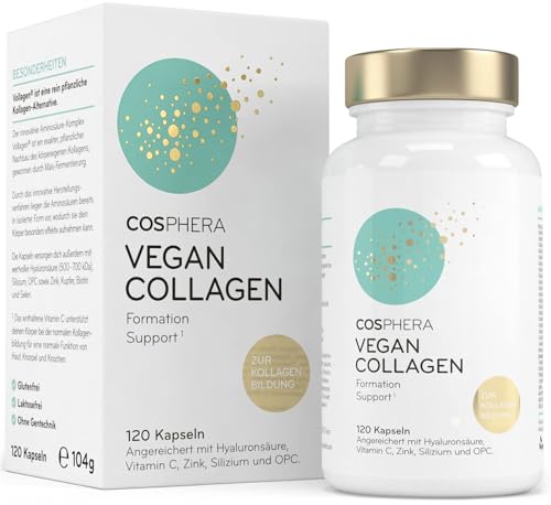 COSPHERA Vegan Collagen mit Vollagen® – Produkt und Originalverpackung