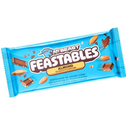 Feastables Almond Milchschokoladenriegel mit Mandeln 60 g